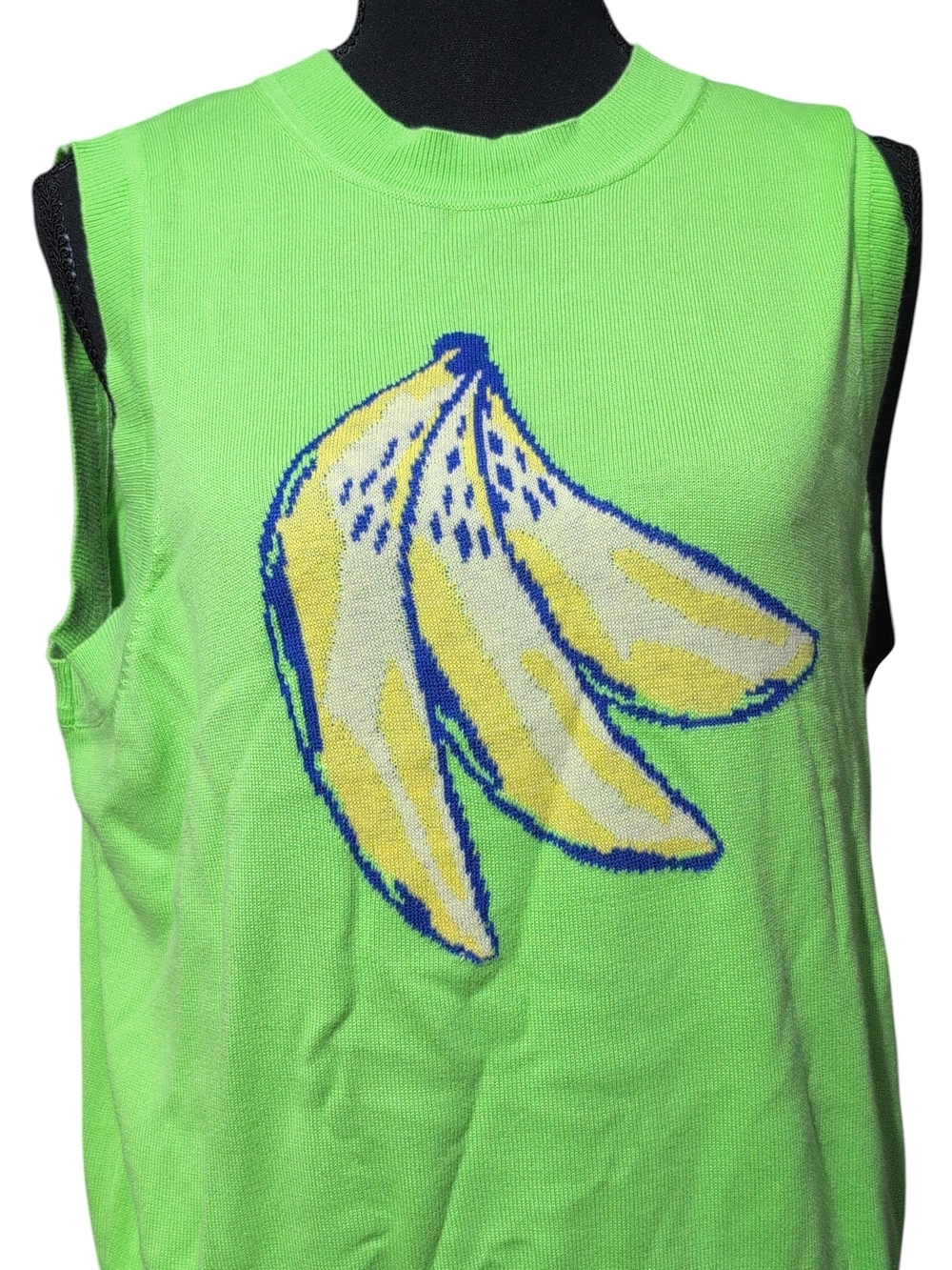Free Assembly Pink Pineapple Graphic Knit Tank Top NWT Large 12-14